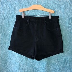 BDG Black Denim Shorts